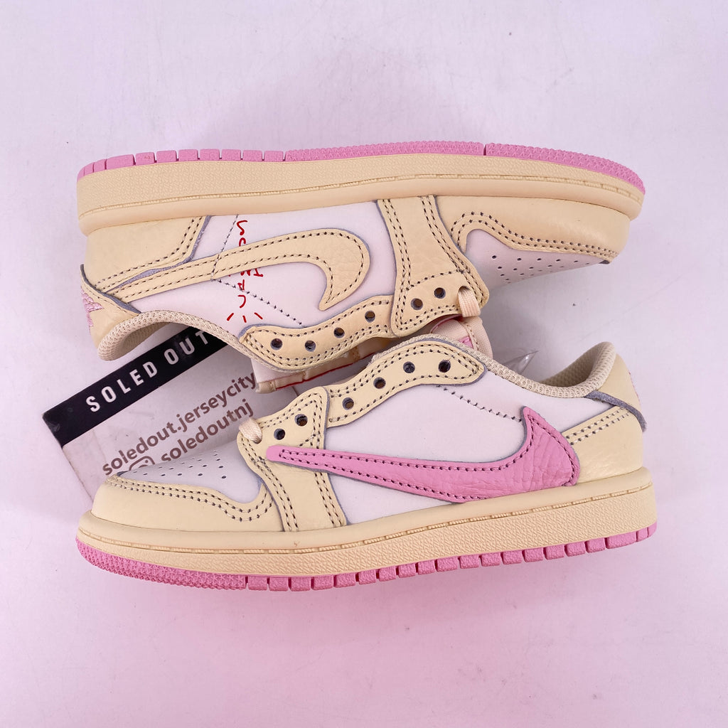 Air Jordan (GS) 1 Low "Travis Scott Shy Pink" 2026 New Size 11c