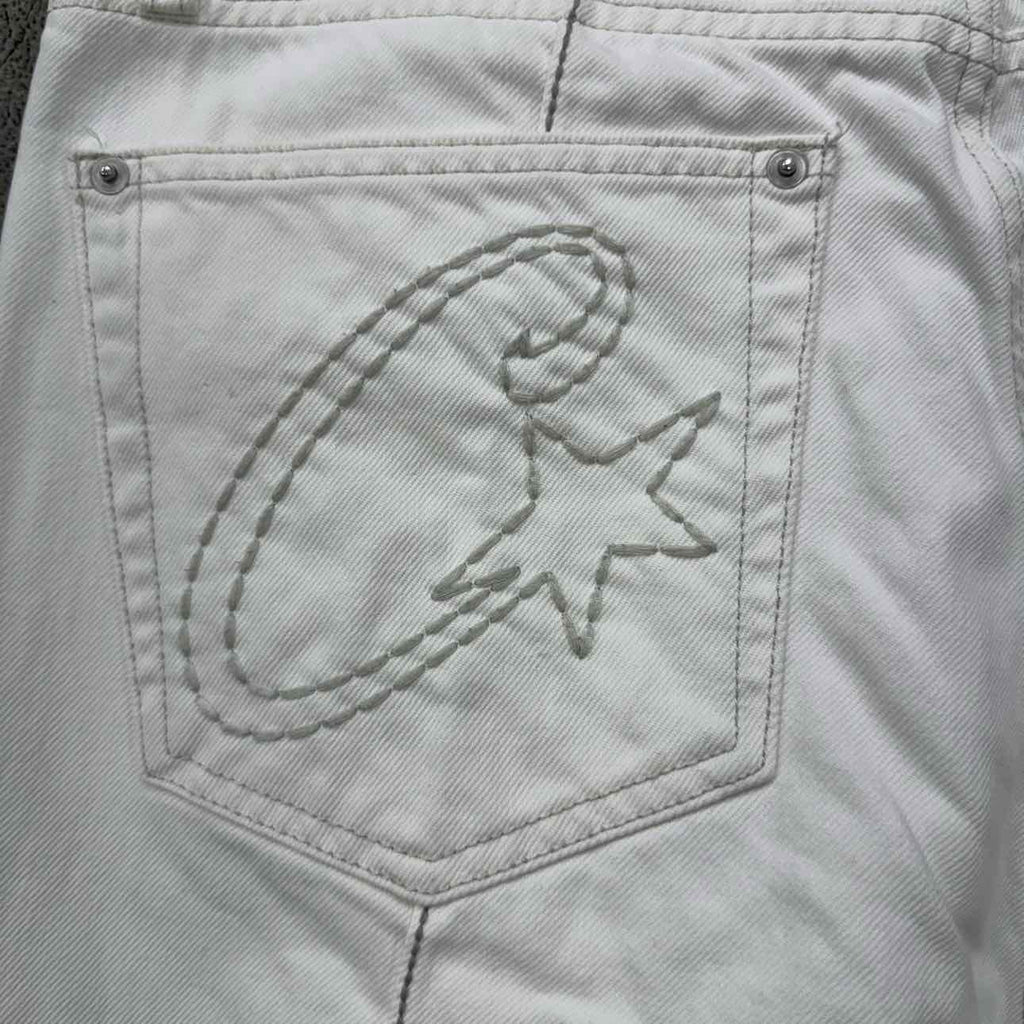 Corteiz Jeans "C-STAR" White Used Size M