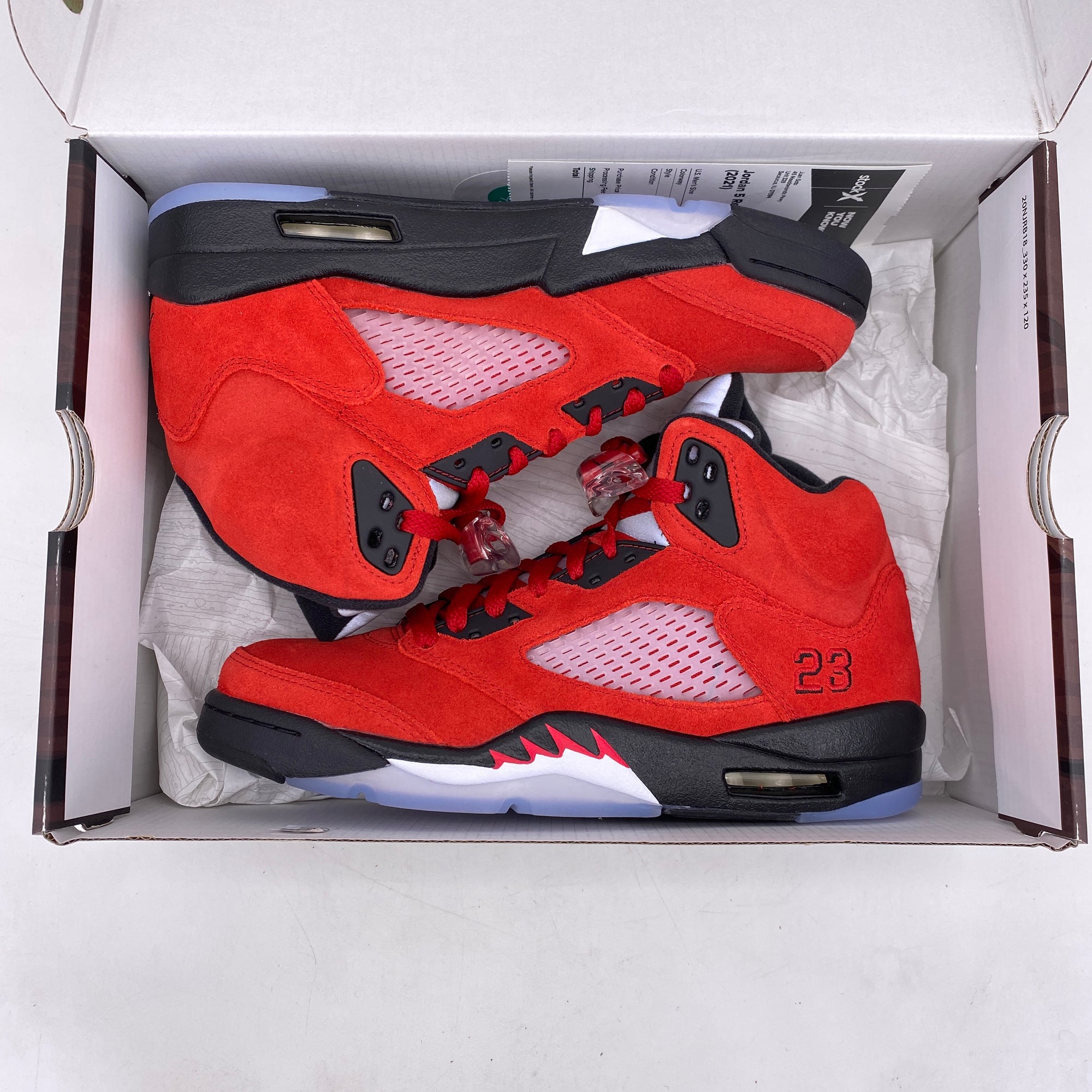 Air Jordan 5 Retro &quot;Raging Bull Red Suede&quot; 2021 New Size 7