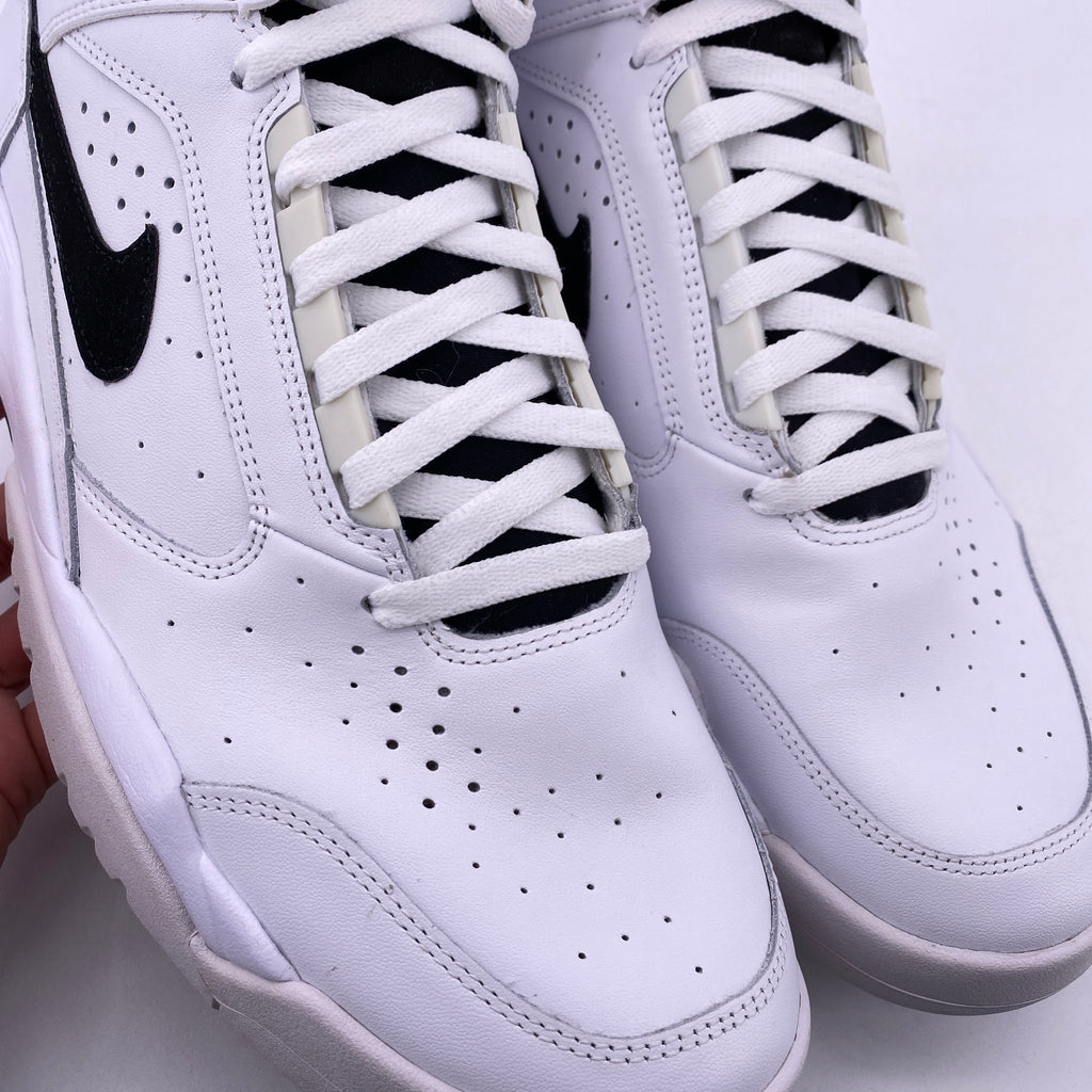 Nike Air Flight Lite Mid "White Black" 2021 New Size 12