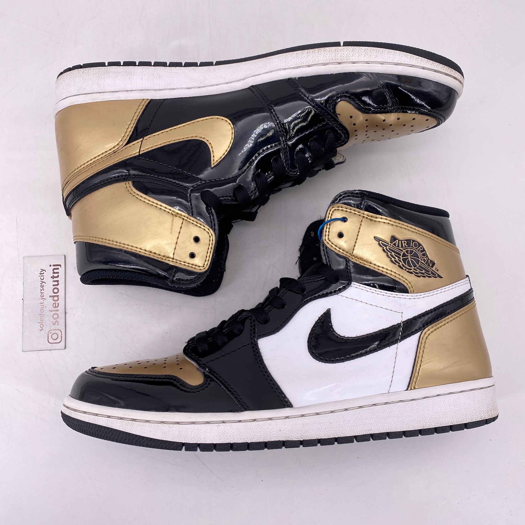 Air Jordan 1 Retro High OG &quot;Gold Toe&quot; 2018 Used Size 10