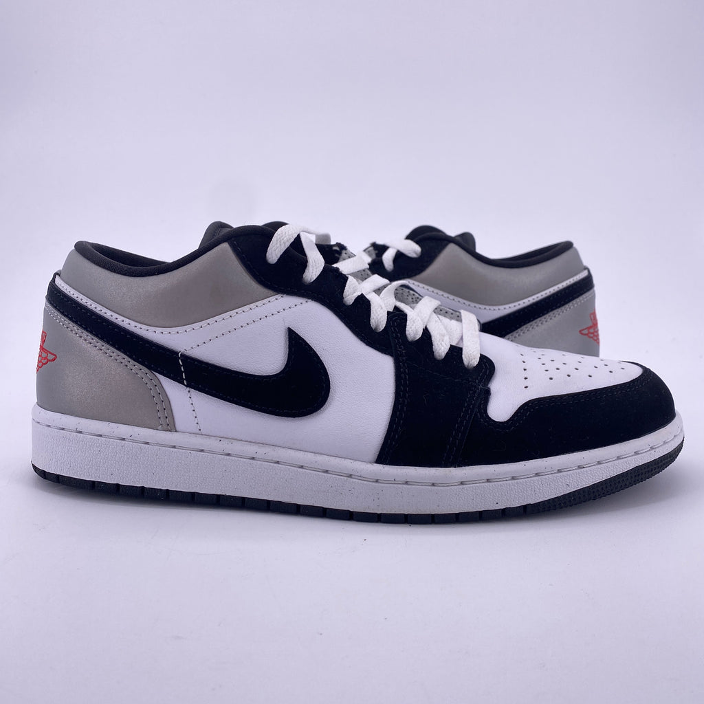 Air Jordan 1 Low SE "White Black Matte Silver' 2025 Used Size 9.5