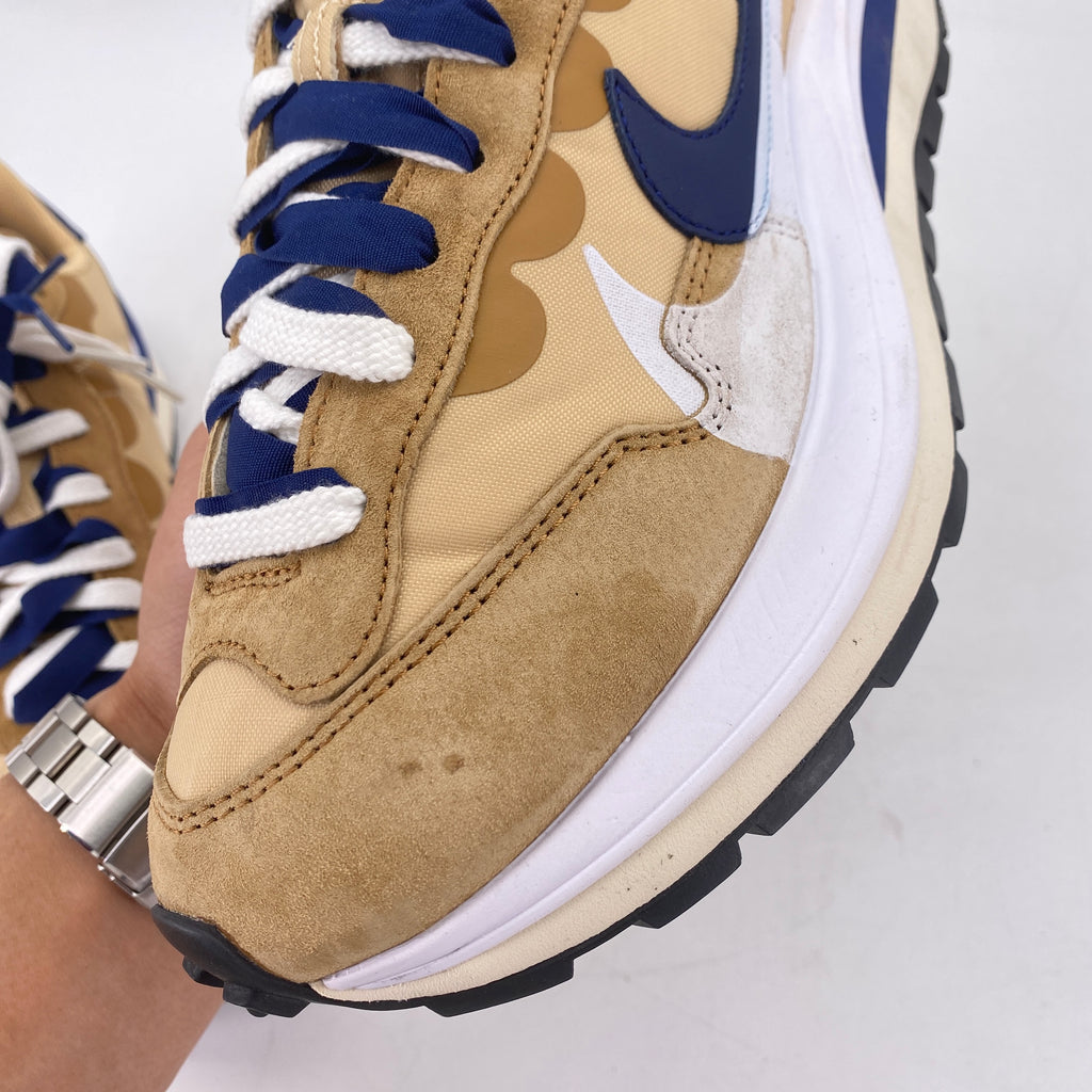 Nike Vaporwaffle / Sacai "Sesame Blue Void" 2021 New Size 9