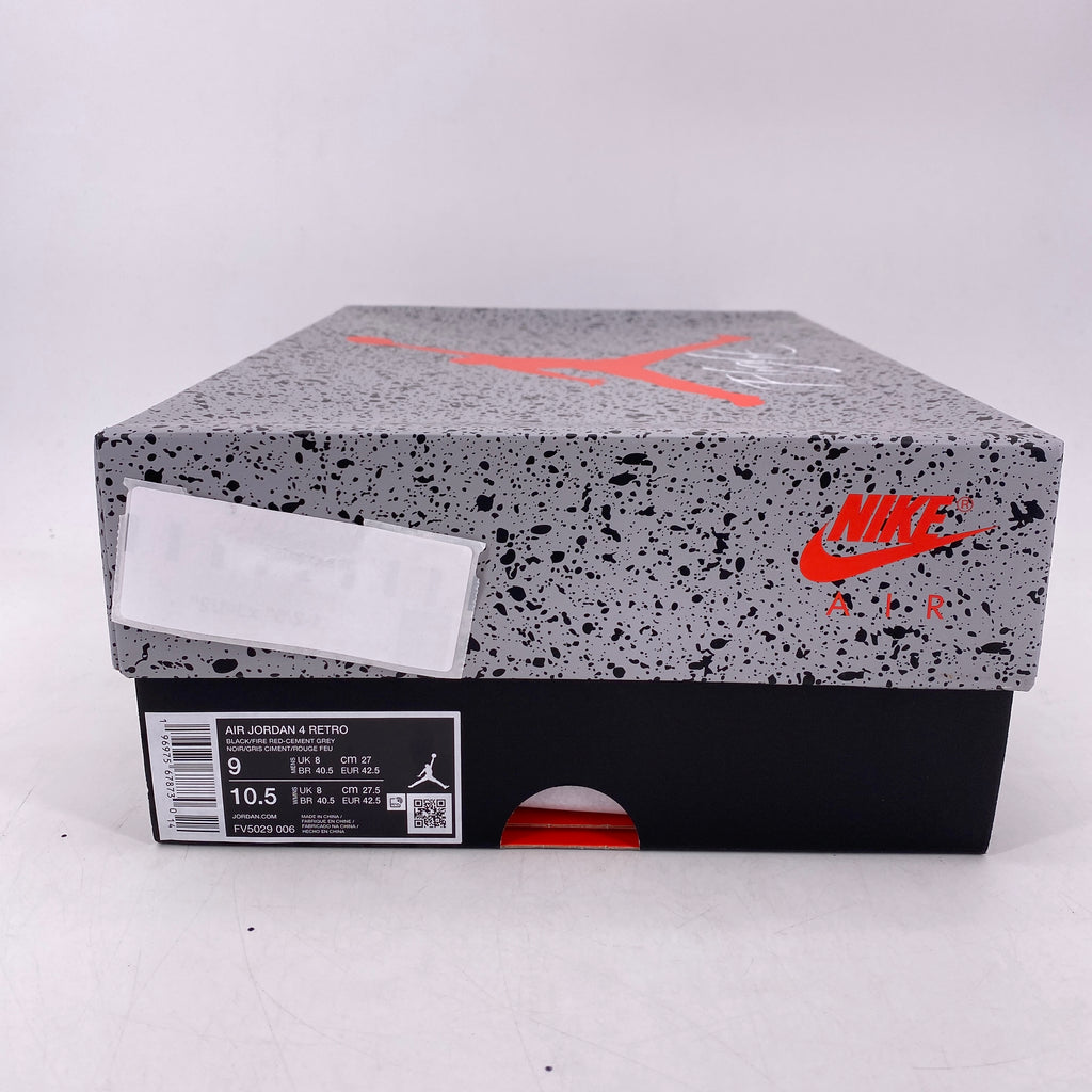 Air Jordan 4 Retro "Bred Reimagined" 2024 New Size 9