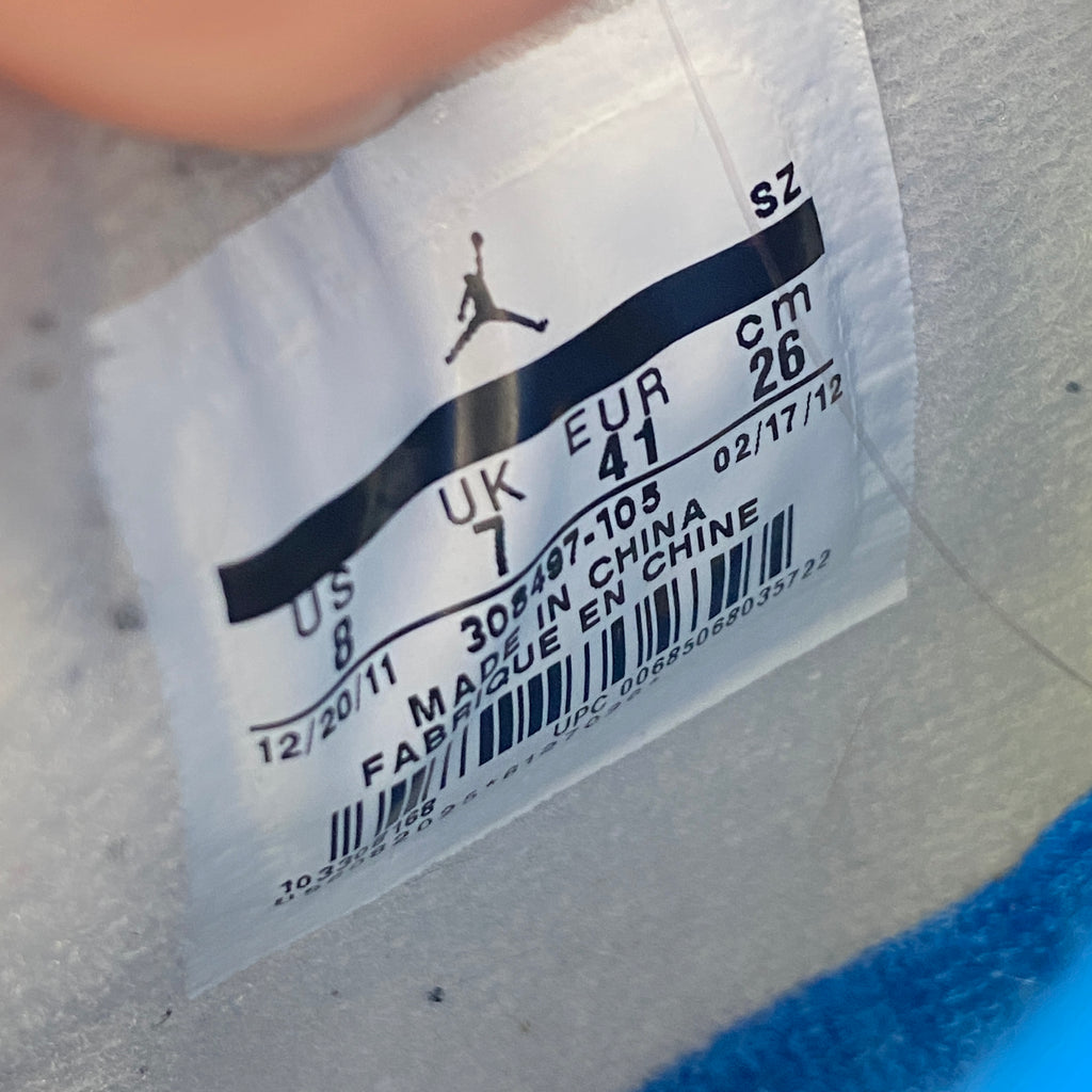 Air Jordan 4 Retro "Military Blue" 2012 Used Size 8