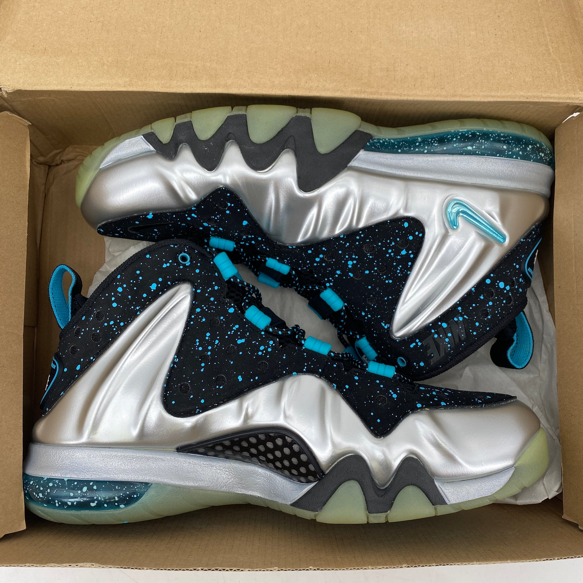 Nike Barkley Posite Max &quot;Gamma Blue&quot; 2013 New (Cond) Size 9