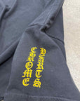 Chrome Hearts T-Shirt "YELLOW DAGGER" Black Used Size M