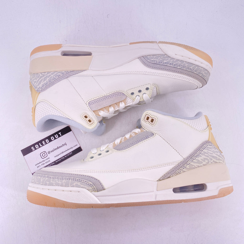 Air Jordan 3 Retro "Craft Ivory" 2024 New Size 9