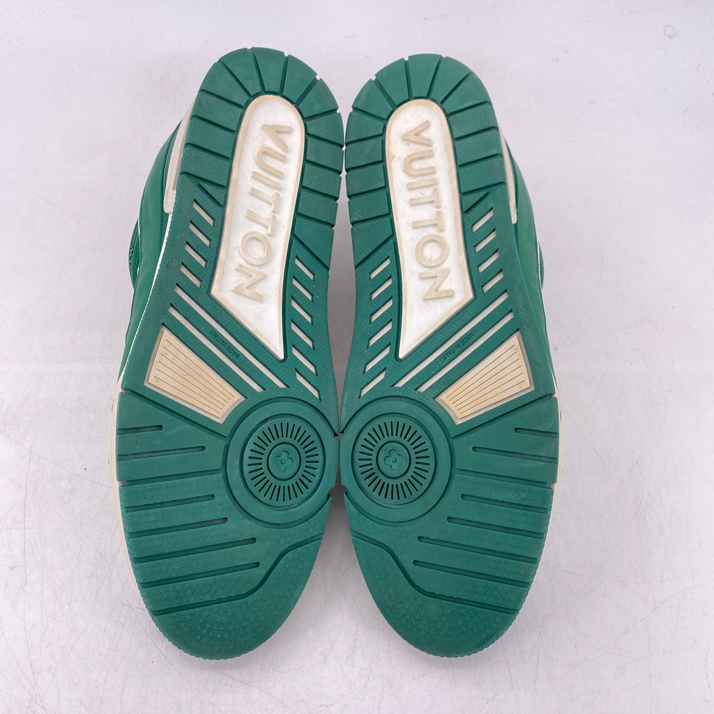 Louis Vuitton Trainer "Green" 2021 Used Size 10LV