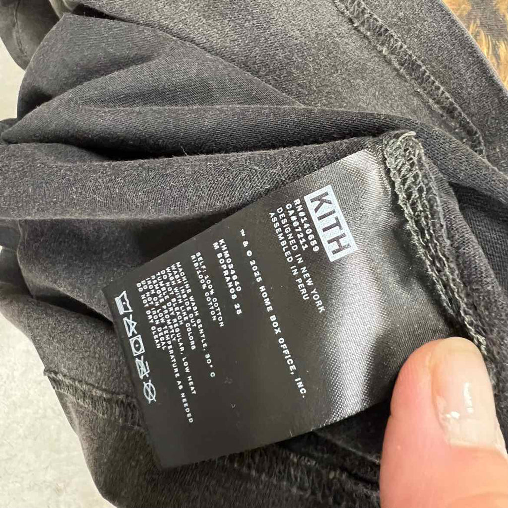 Kith T-Shirt "SILVIO VIGNETTE" Black New Size XL