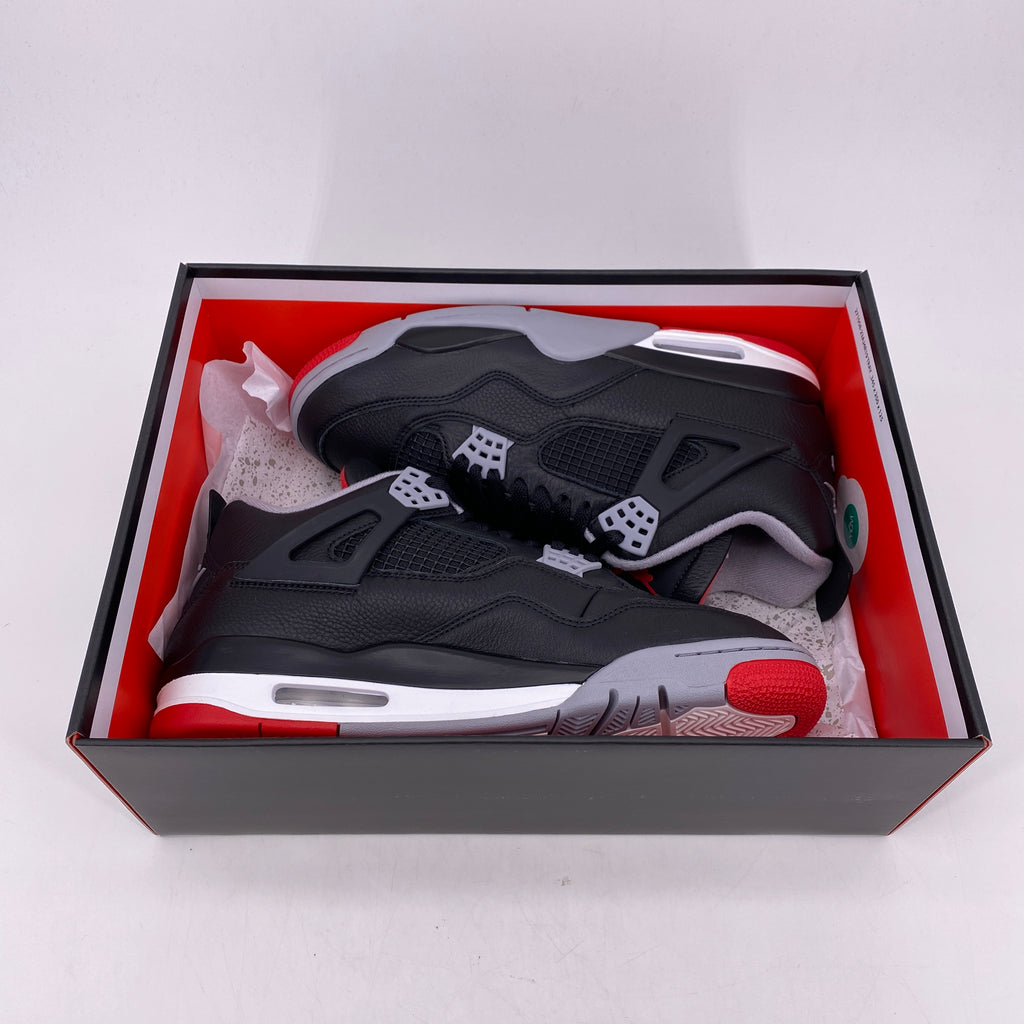 Air Jordan 4 Retro "Bred Reimagined" 2024 New Size 10