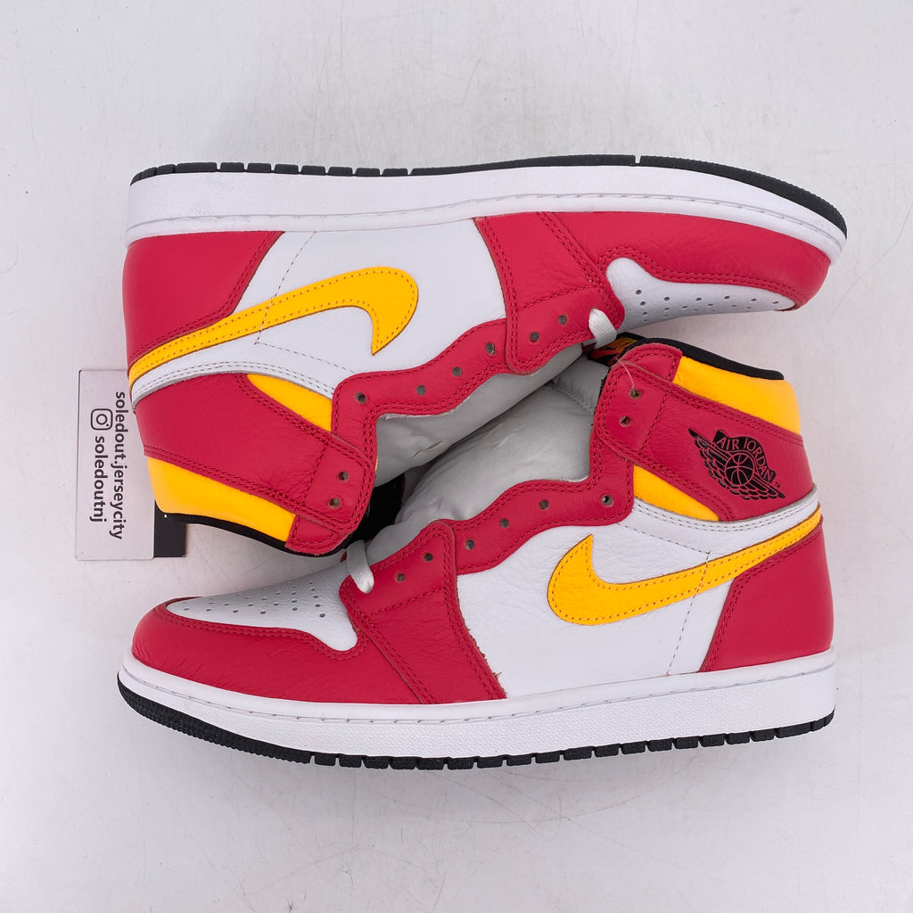 Air Jordan 1 Retro High OG "Light Fusion Red" 2021 New Size 10.5