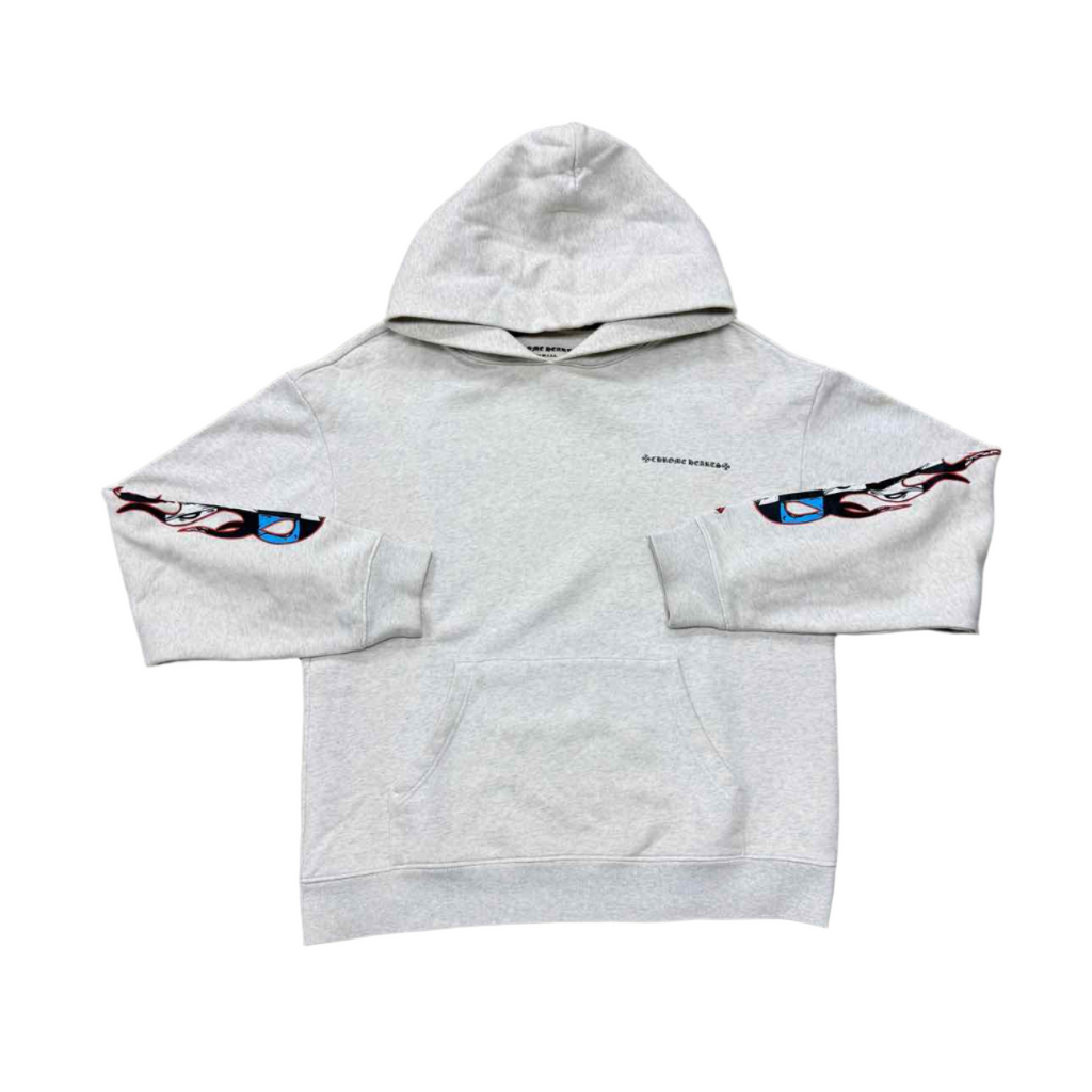 Chrome Hearts Hoodie "MATTY BOY" Grey Used Size L