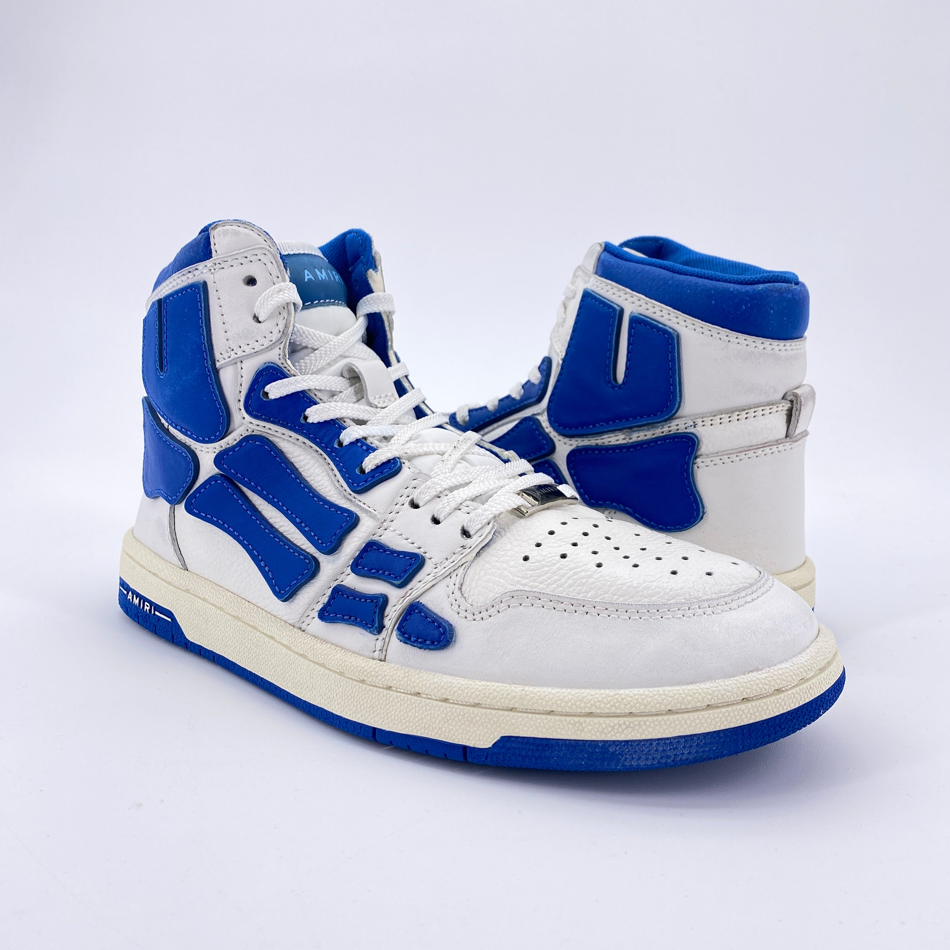 Amiri High Top &quot;Skeleton Blue&quot; N/A Used Size 40