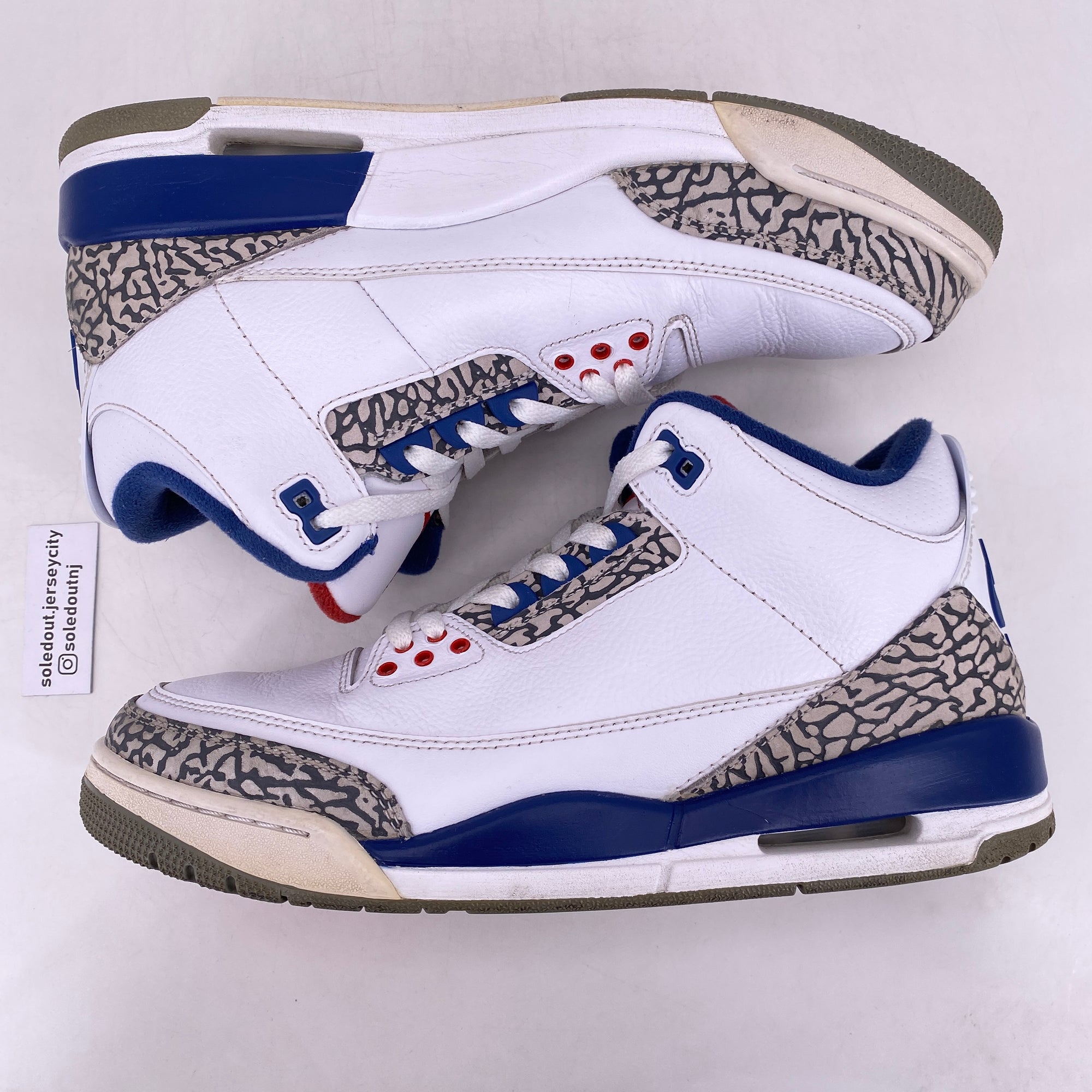 Air Jordan 3 Retro &quot;True Blue&quot; 2016 Used Size 10.5