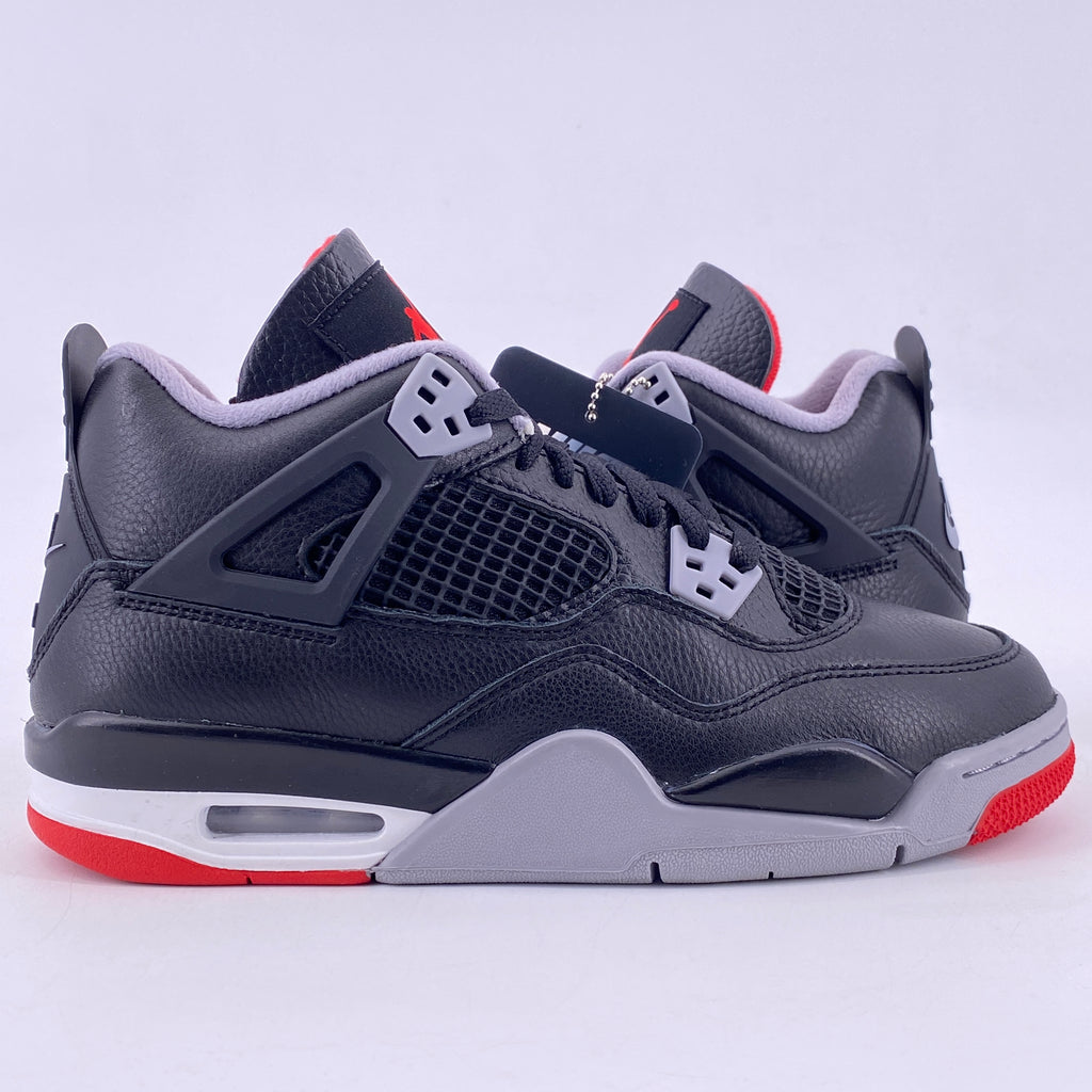 Air Jordan (GS) 4 Retro "Bred Reimagined" 2024 New Size 6.5Y