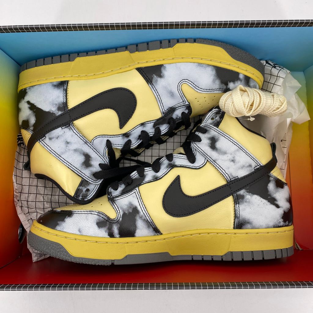 Nike Dunk Hi 1985 SP "Black Acid Wash" 2021 New Size 10.5