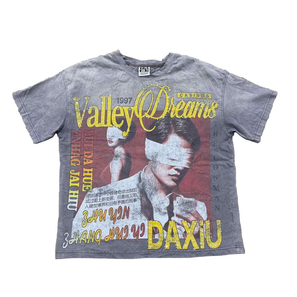 Vale T-Shirt "CASINO" Grey Used Size M
