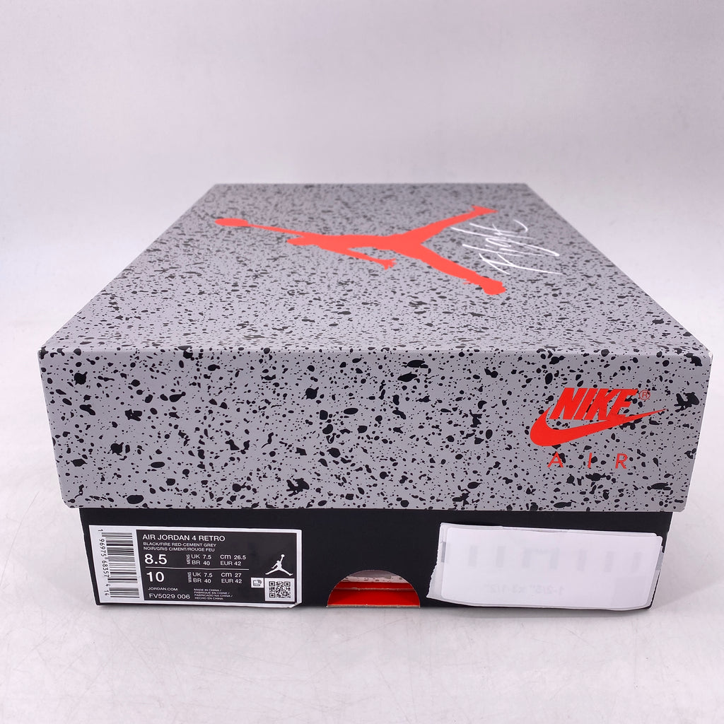 Air Jordan 4 Retro "Bred Reimagined" 2024 New Size 8.5