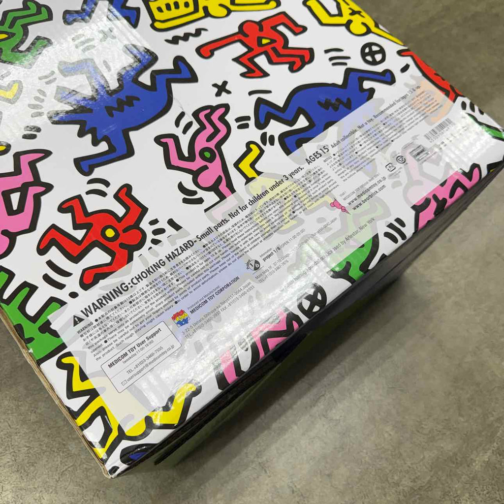 Bearbrick Figure "KEITH HARING #9" Used Multi-Color Size 1000%
