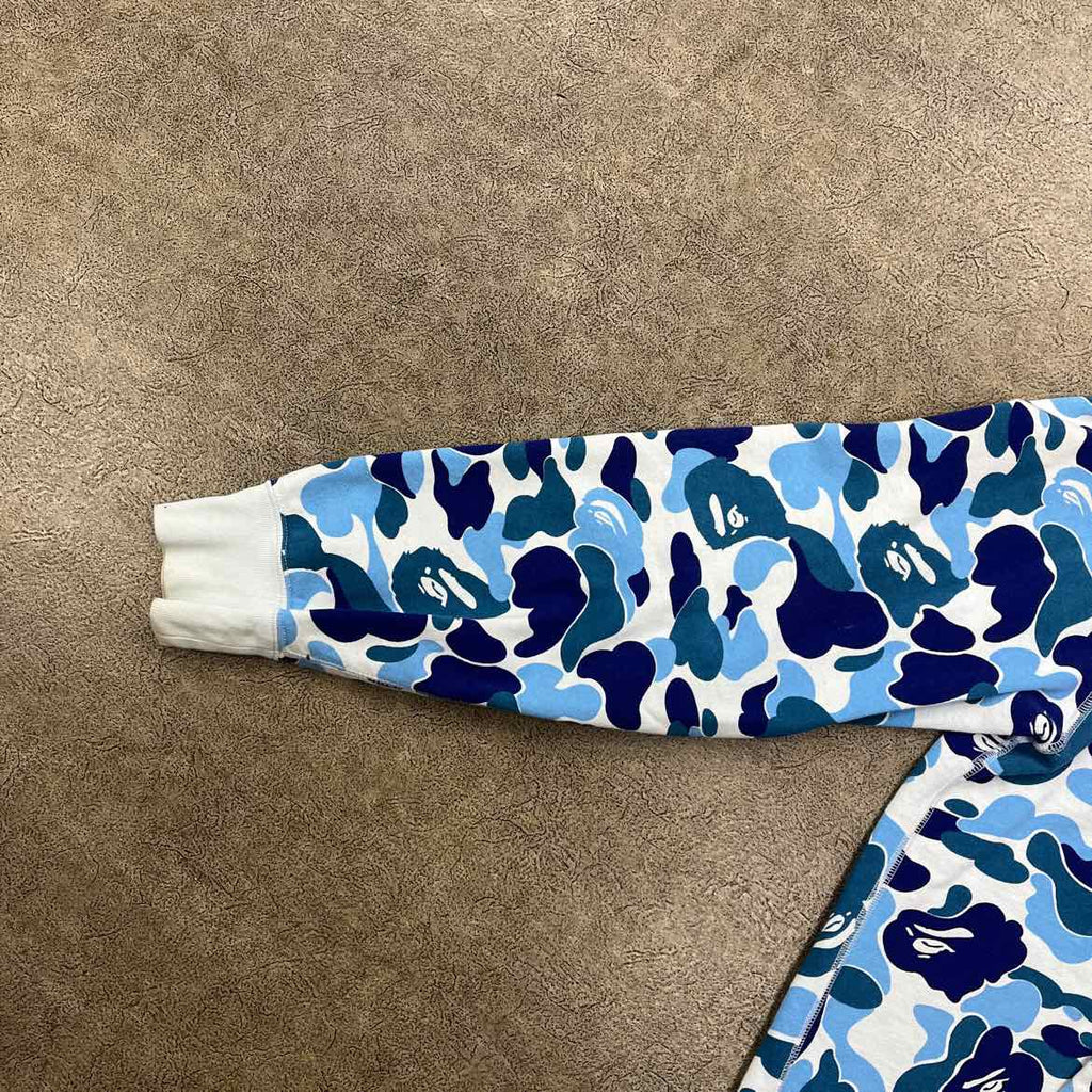 Bape Hoodie "ABC CAMO BLUE" Blue Used Size XL