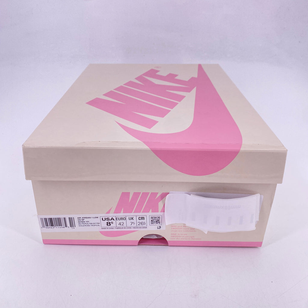 Air Jordan 1 Low OG SP "Travis Scott Sail Tropical Pink" 2026 New Size 8.5