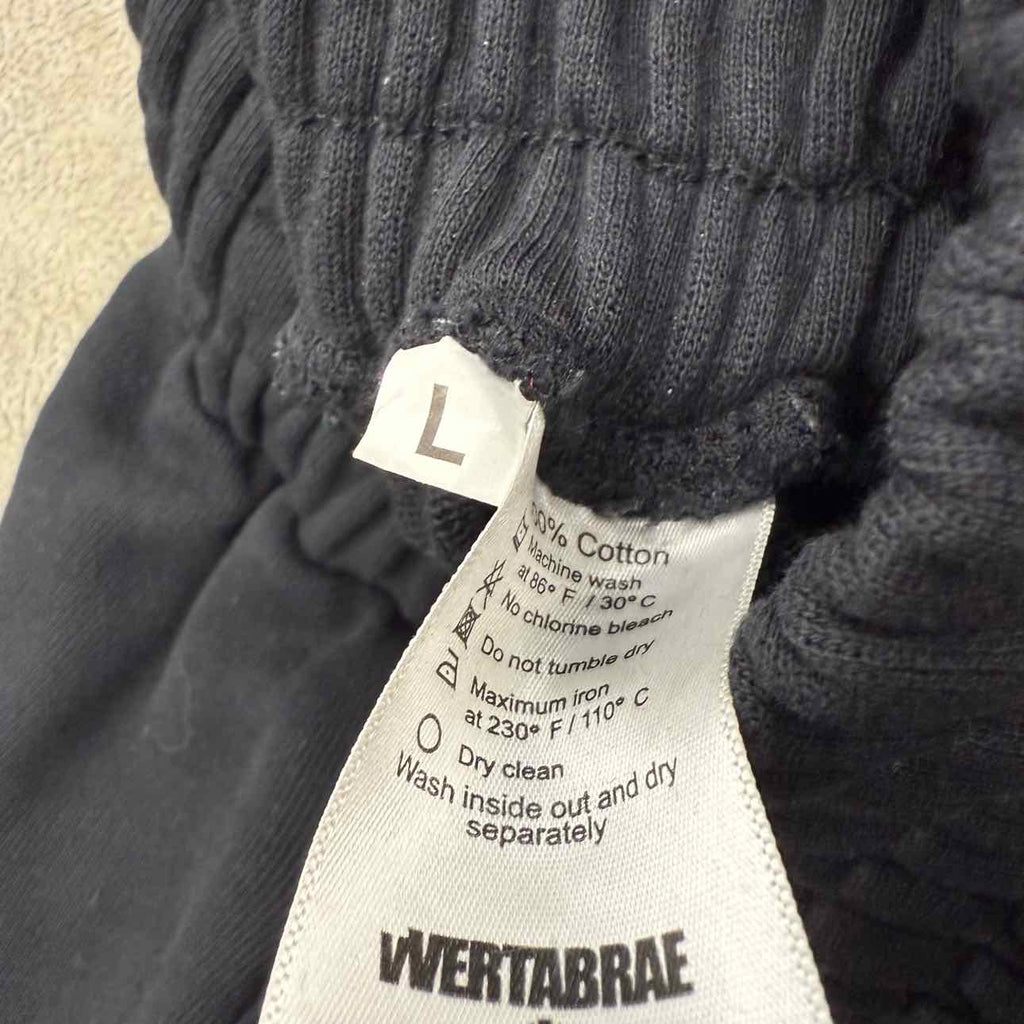Vertabrae Sweatpants "LOGO" Black Used Size L