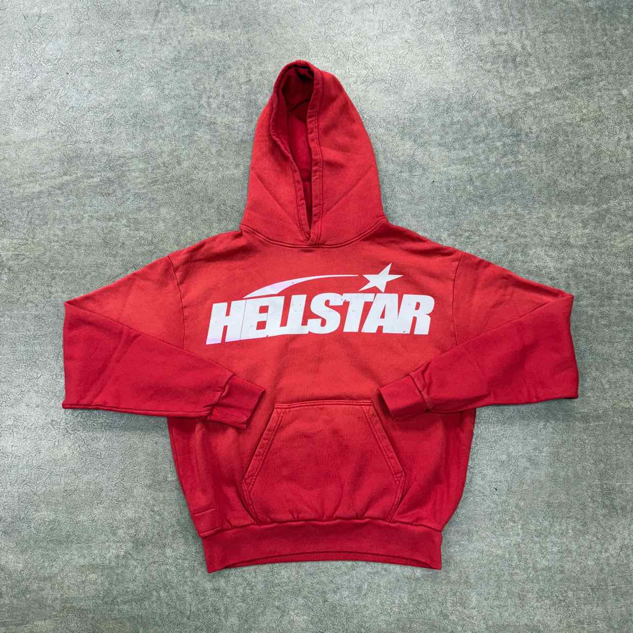 Hellstar Hoodie &quot;UNIFORM&quot; Red New Size S