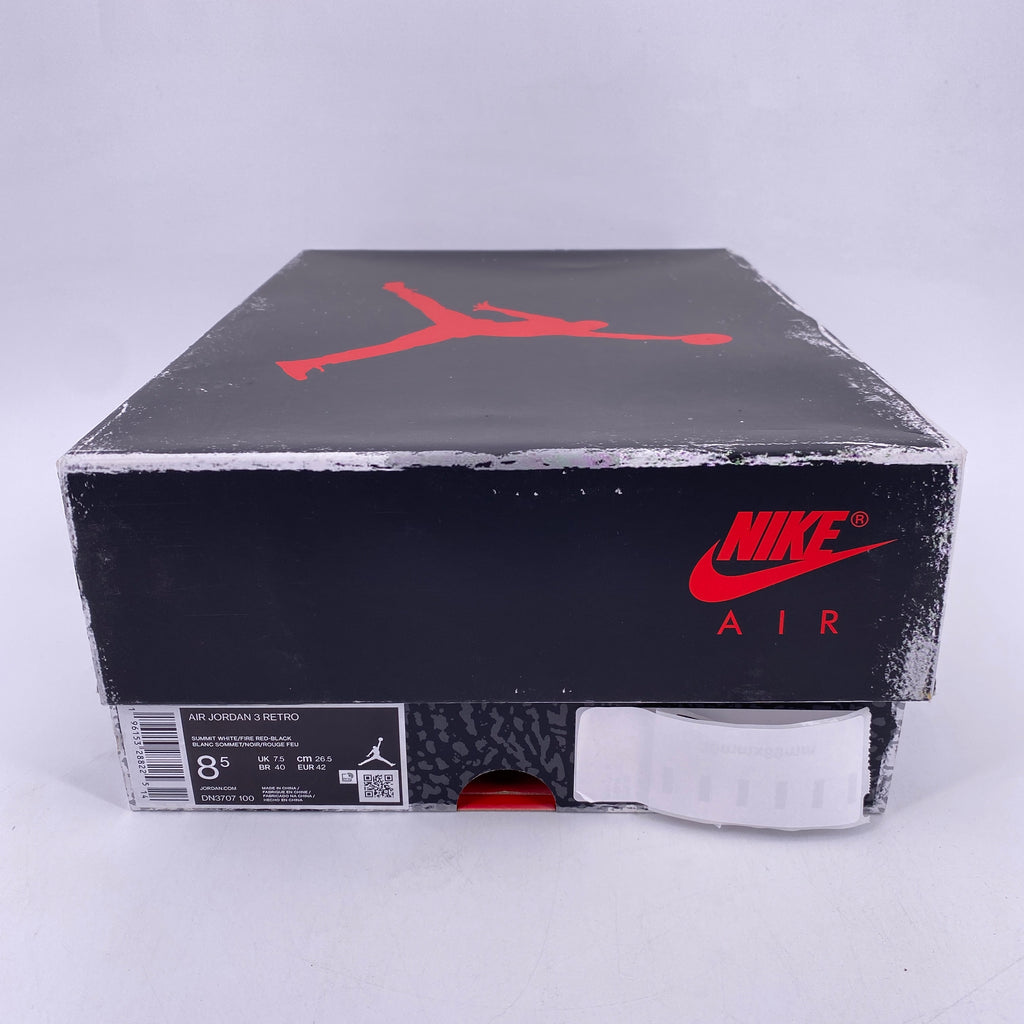 Air Jordan 3 Retro "White Cement Reimagined" 2023 New Size 8.5