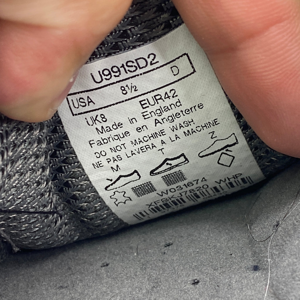 New Balance 991v2 "Stone Island Black" 2023 Used Size 8.5