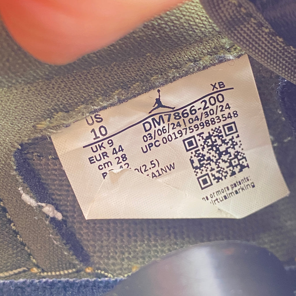 Air Jordan 1 Retro Low "Travis Scott Medium Olive" 2024 Used Size 10
