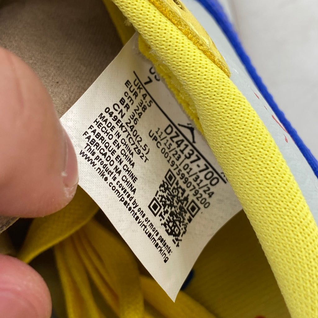 Air Jordan (W) 1 Low "Canary" 2024 New Size 7W