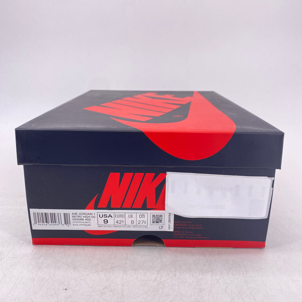 Air Jordan 1 Retro High OG "Hyper Royal" 2021 New Size 9