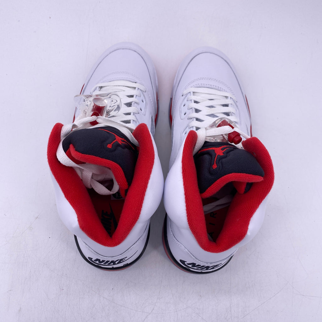Air Jordan 5 Retro "Fire Red Black Tongue" 2025 New Size 9.5