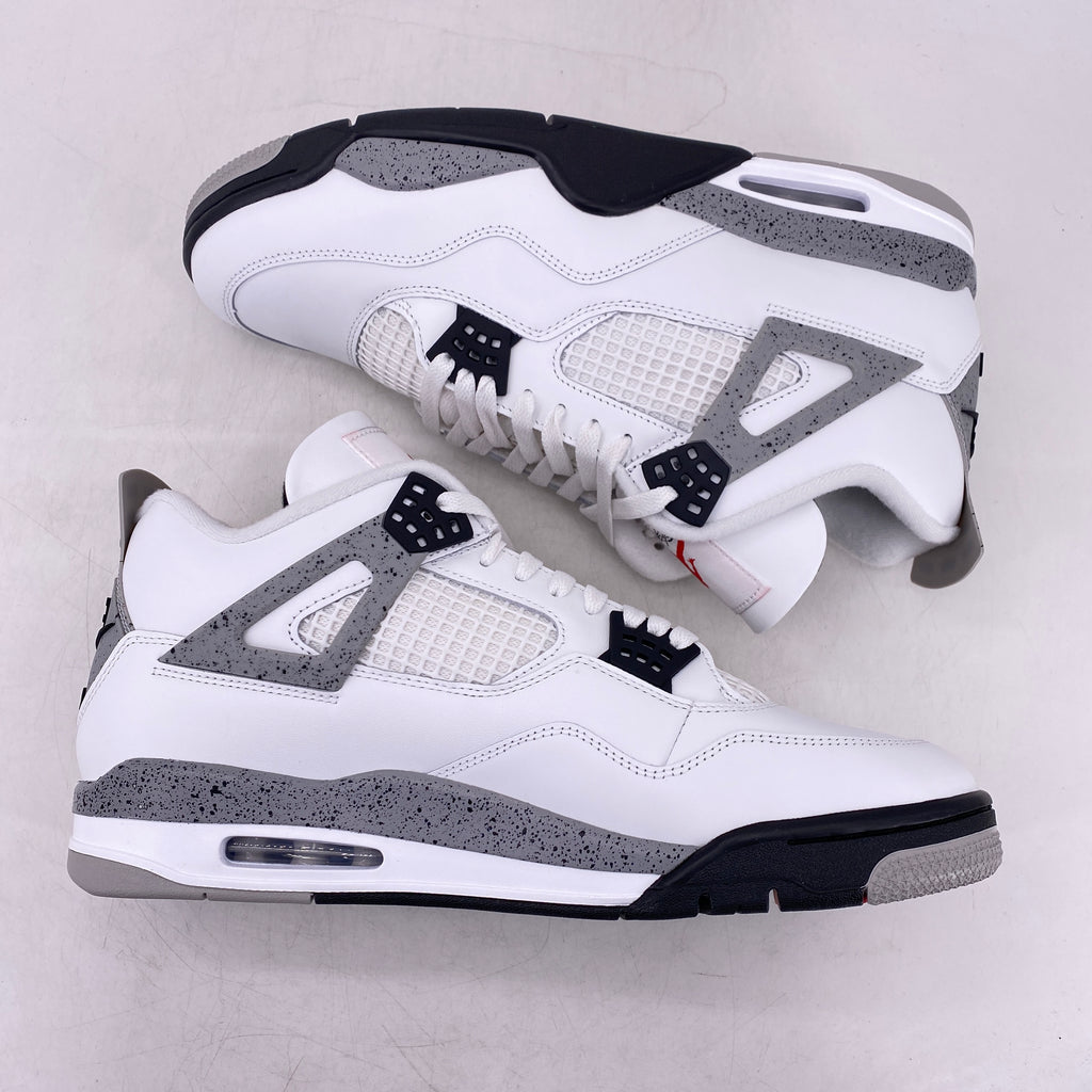 Air Jordan 4 Retro "White Cement" 2025 New Size 13