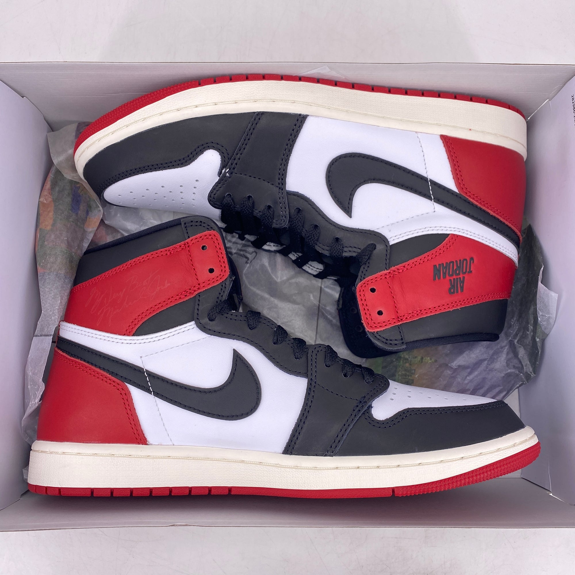 Air Jordan 1 Retro High OG &quot;Black Toe Reimagined&quot; 2024 New Size 11