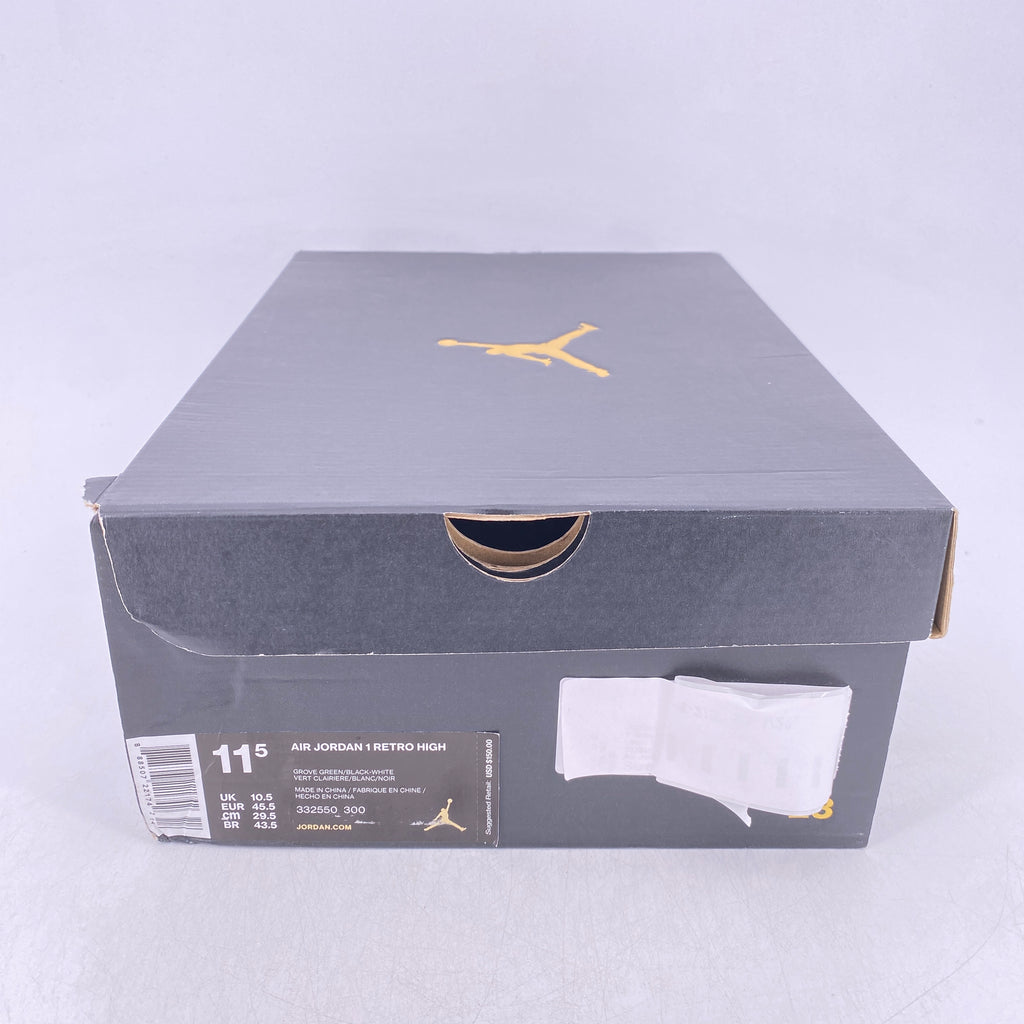 Air Jordan 1 Retro High "Grove Green" 2016 Used Size 11.5