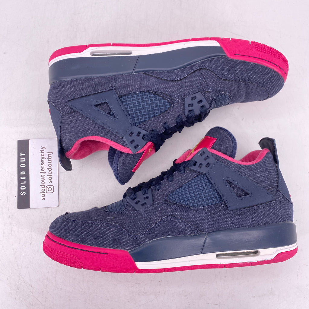 Air Jordan (GS) 4 Retro "Denim" 2016 Used Size 8.5Y