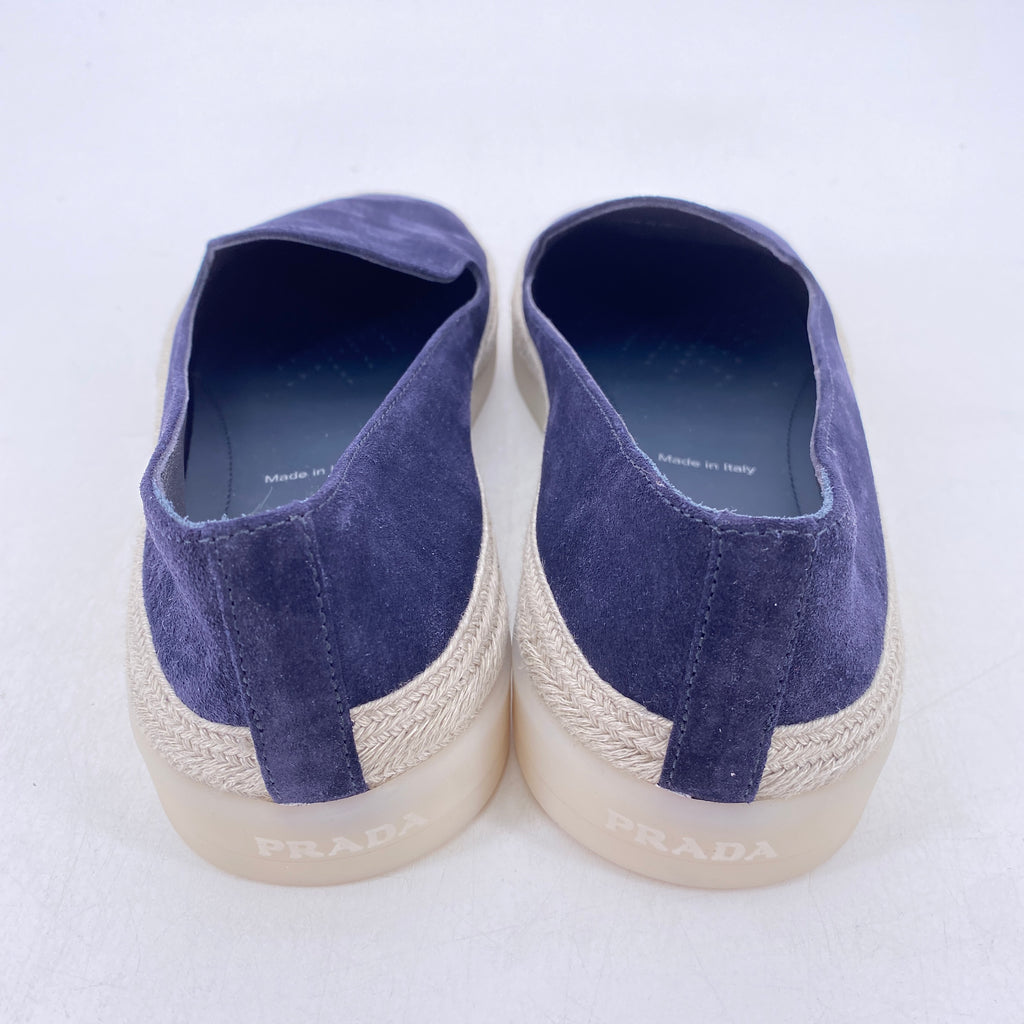 Prada Loafer "Blue Suede"  New Size 8.5 PRADA