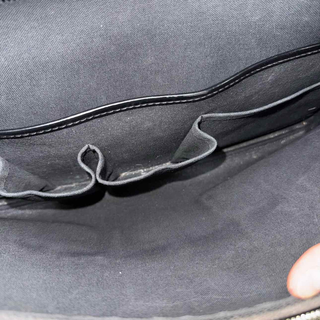 Louis Vuitton Messenger Bag "ICARE LAPTOP" Used Black