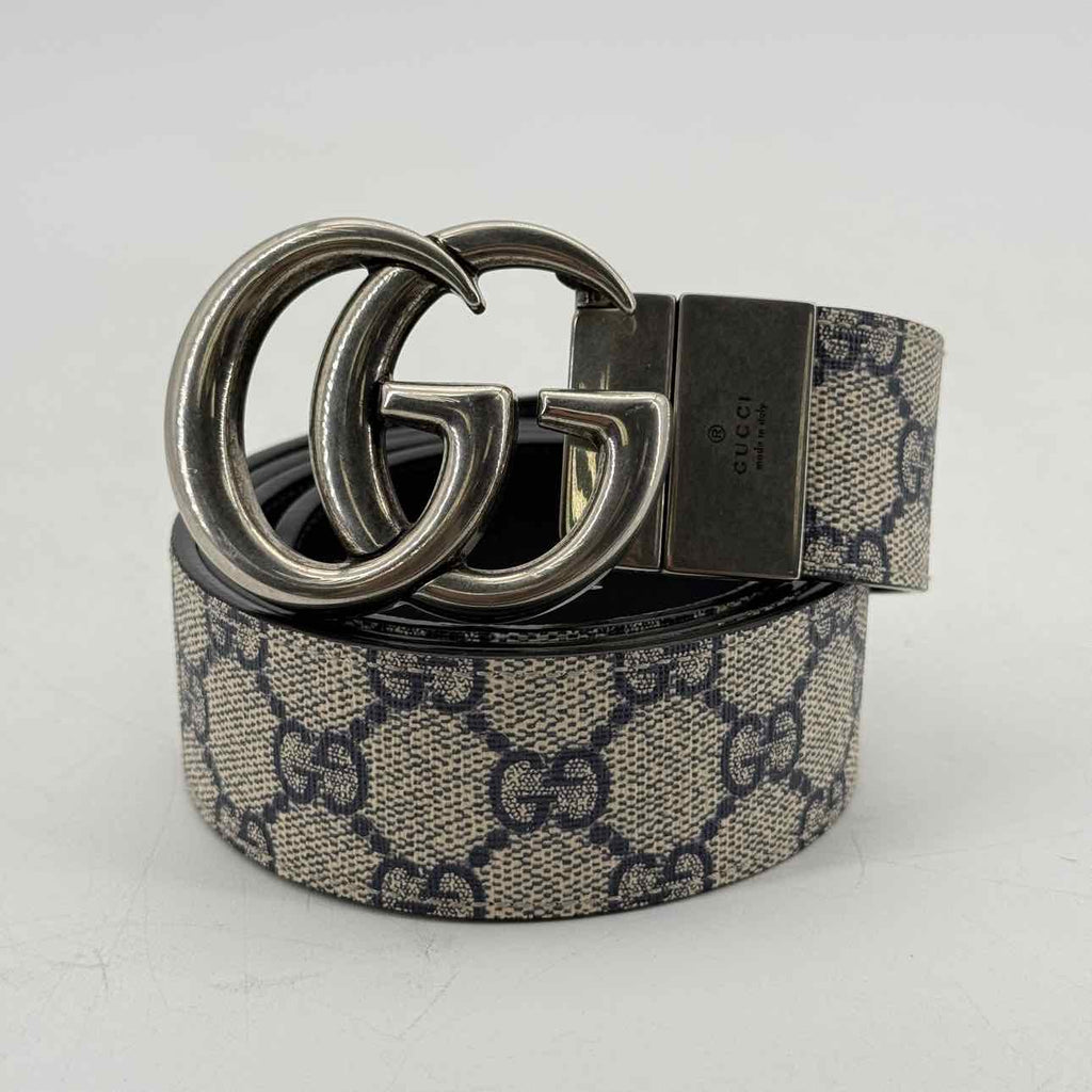Gucci Belt "MONOGRAM" Used Beige Size 40
