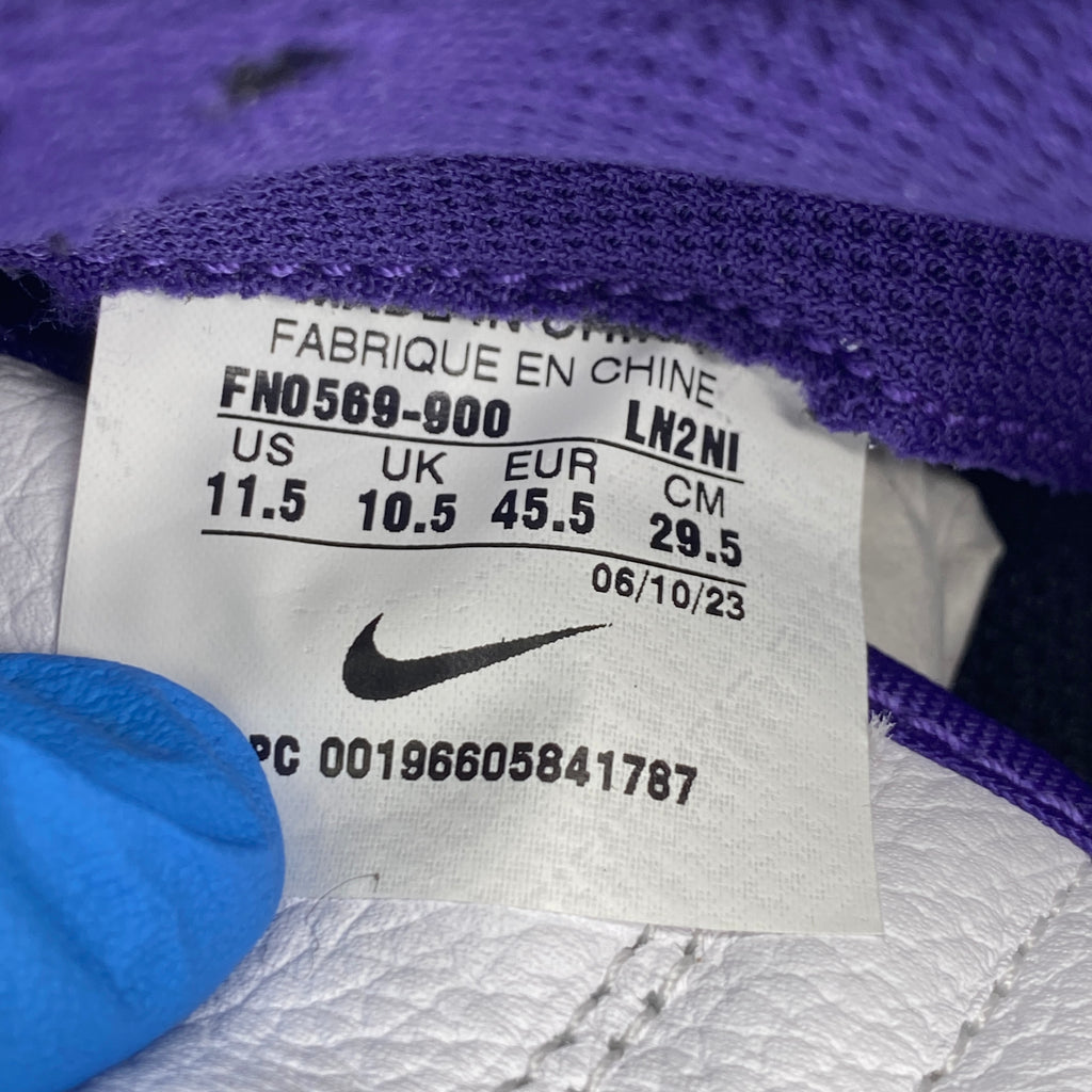 Nike Dunk Low "Nike Id Court Purple Gum" 2023 New Size 11.5
