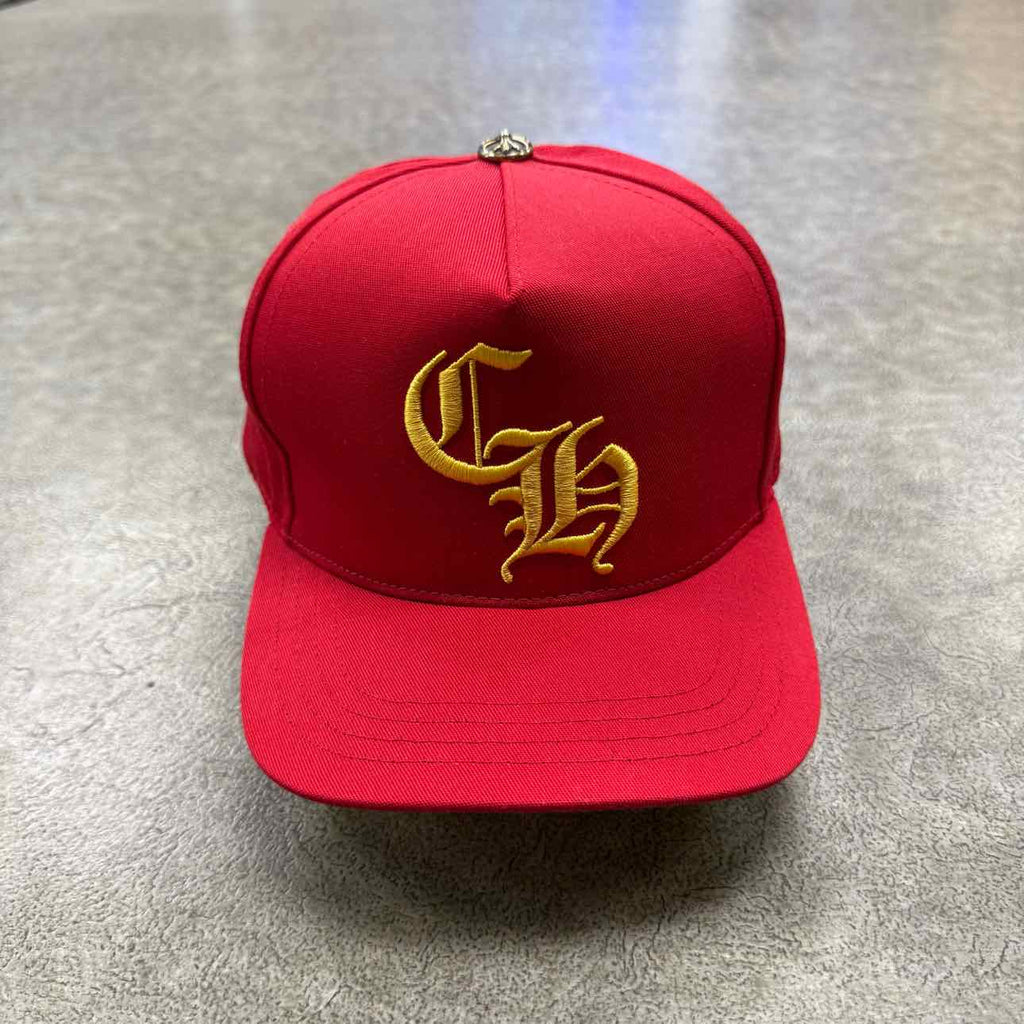 Chrome Hearts Snapback "CH LOGO" New Red Size OS