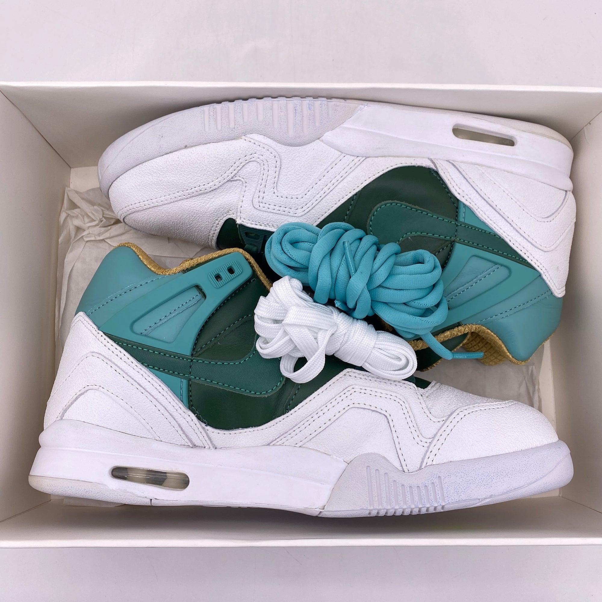 Nike Air Tech Challenge 2 &quot;Wimbeldon&quot; 2014 Used Size 9.5