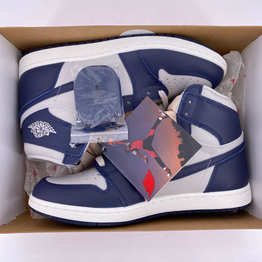 Air Jordan 1 HI 85' "College Navy" 2022 New Size 10
