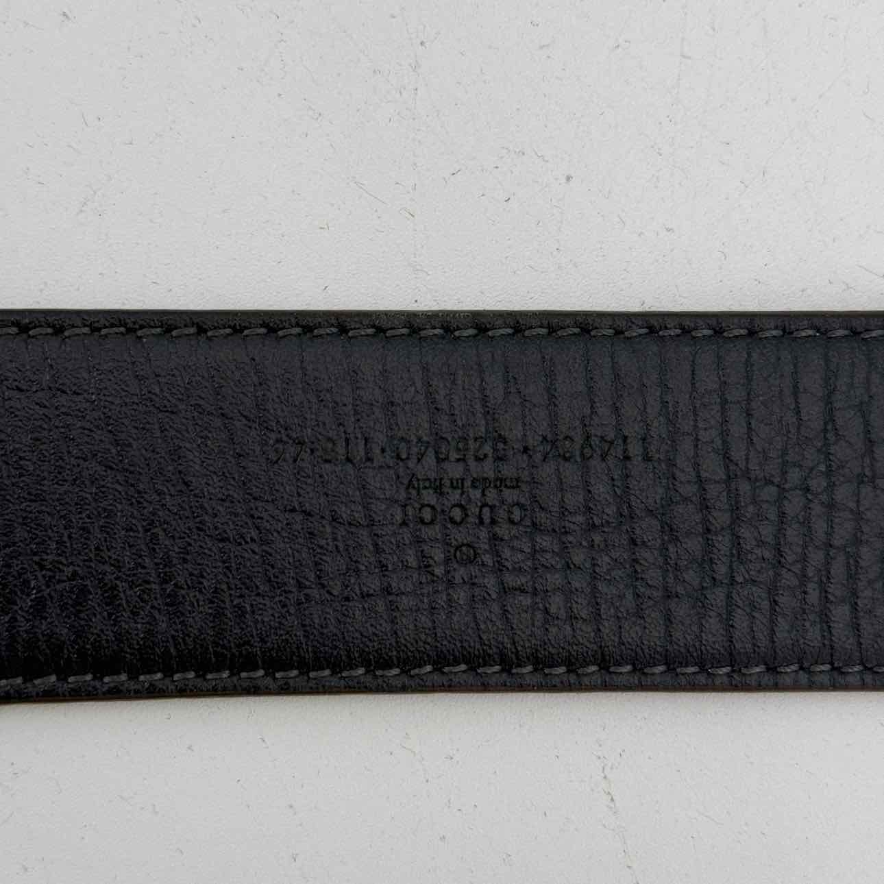 Gucci Belt &quot;GG SUPREME&quot; Used Navy Size 46