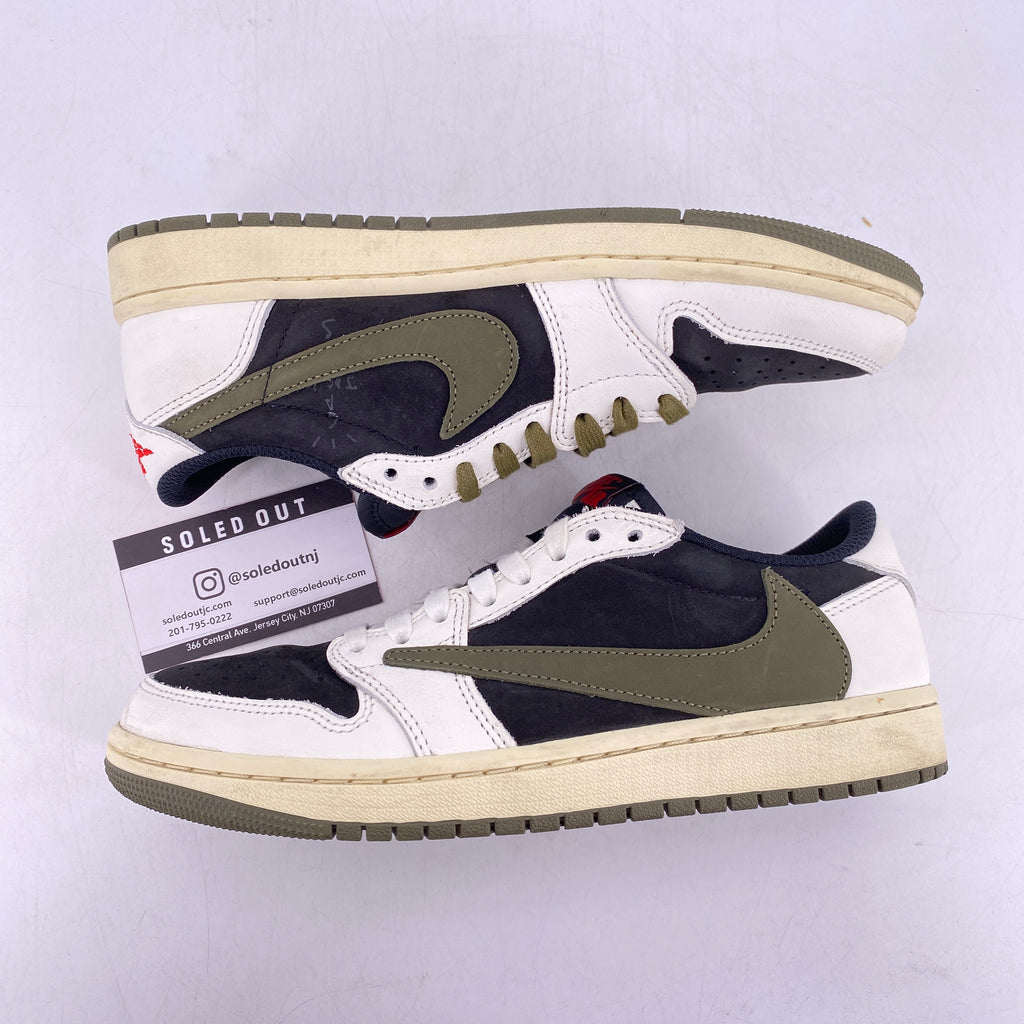 Air Jordan (W) 1 Low "TRAVIS SCOTT OLIVE" 2023 Used Size 8W