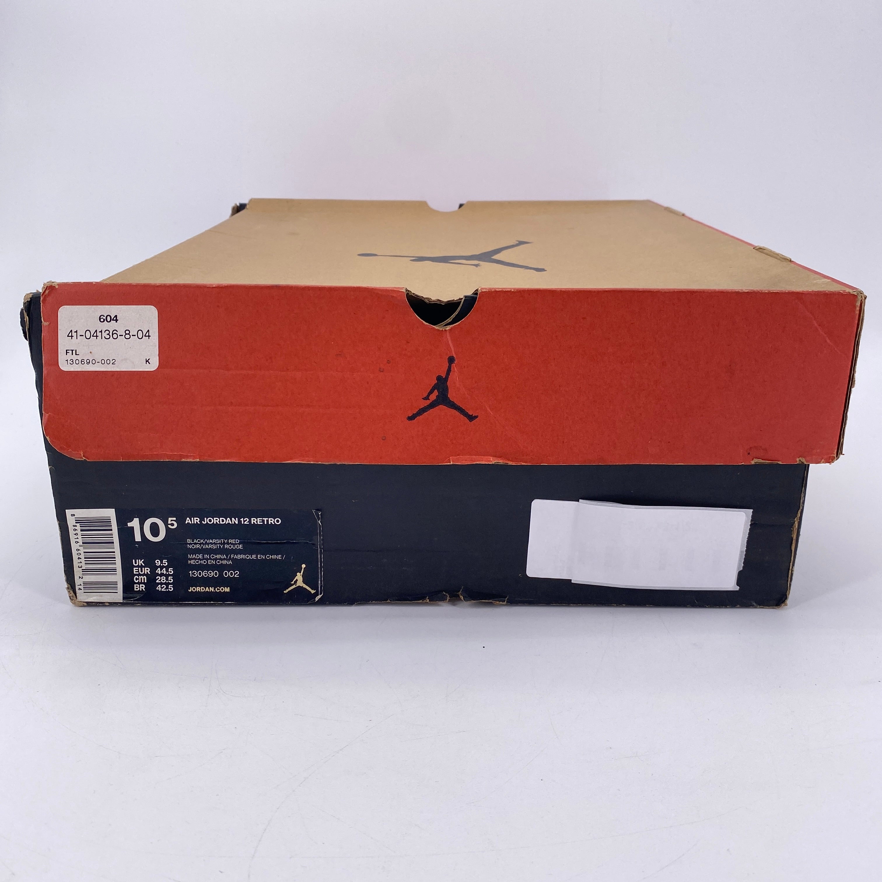 Air Jordan 12 Retro &quot;Flu Game&quot; 2016 New Size 10.5