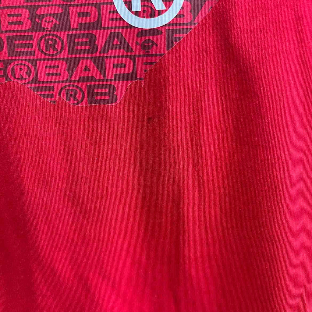 Bape T-Shirt "LUX SPORT" Red Used Size XL