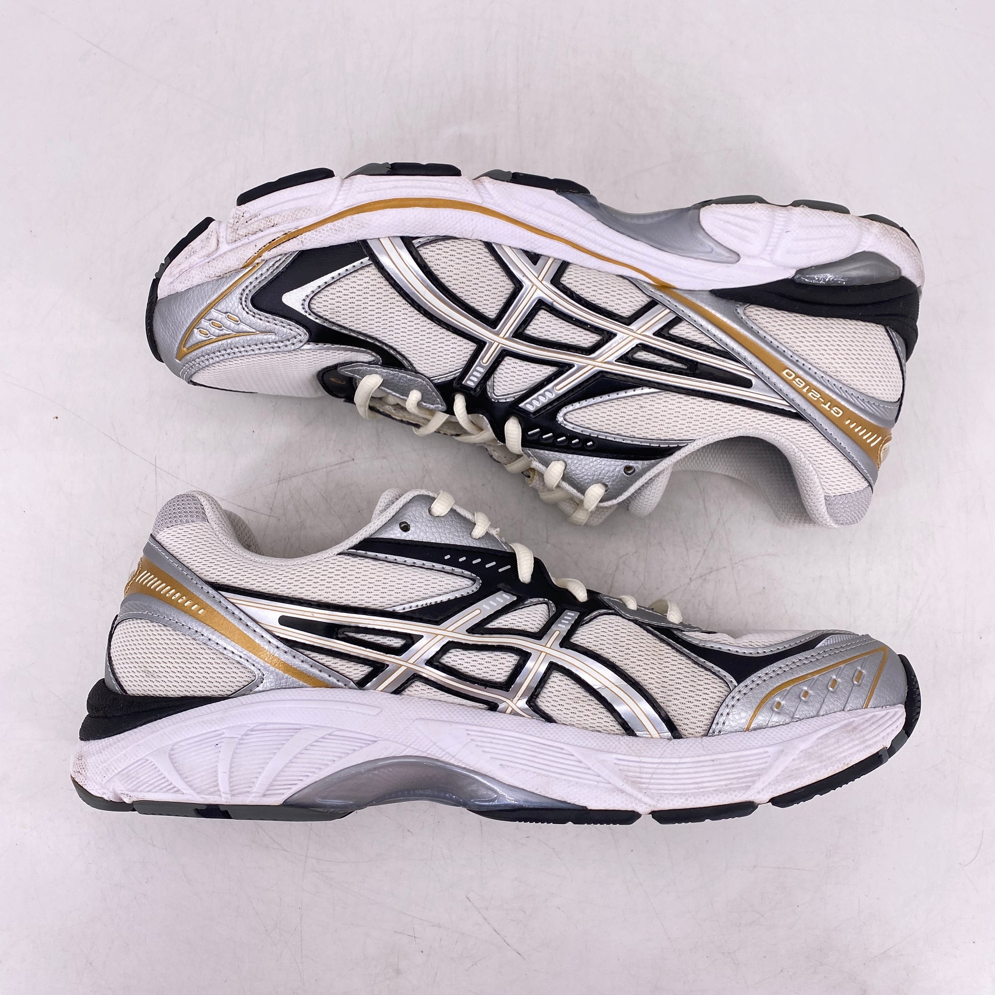 Asics GT-2160 &quot;Cream Pure Silver Gold&quot; 2023 Used Size 10